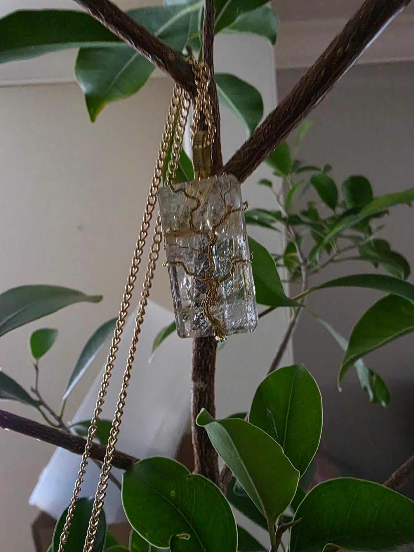 *CUSTOM FOR CHRISTINE M* Rutile Quartz Pendant and Earrings Set